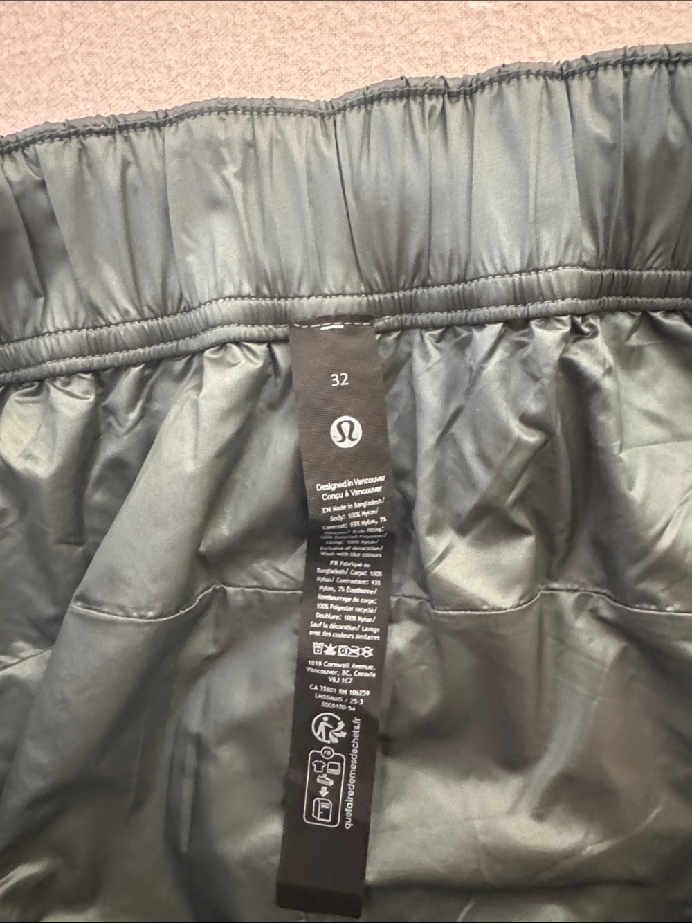 Lululemon 2026 Olympic Team Canada Quilted Insulated Pants Worn at Closing Cerem - Picture 5 of 12